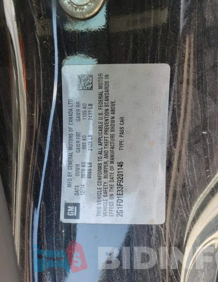 2G1FD1E33F9201146 Photo# 12
