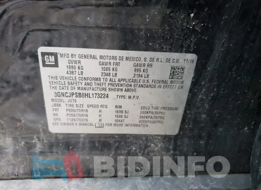 3GNCJPSB8HL173224 Photo# 12