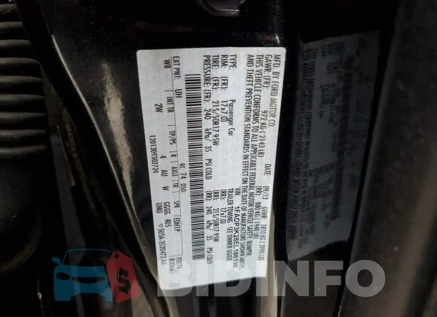 1FADP3K28EL186198 Photo# 12