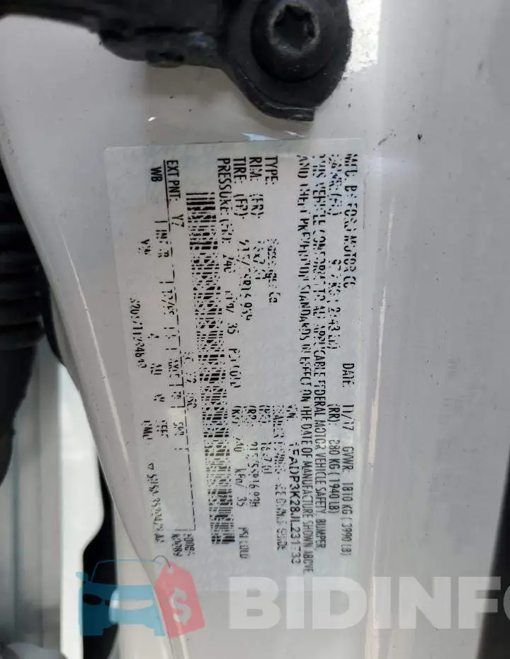 1FADP3K28JL231733 Photo# 12