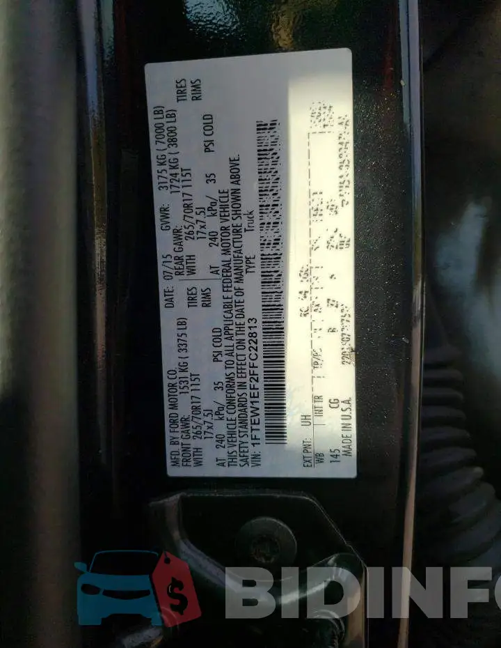 1FTEW1EF2FFC22813 Photo# 12
