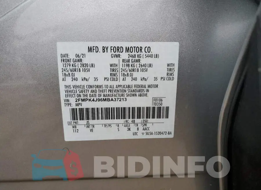 2FMPK4J96MBA37213 Photo# 13