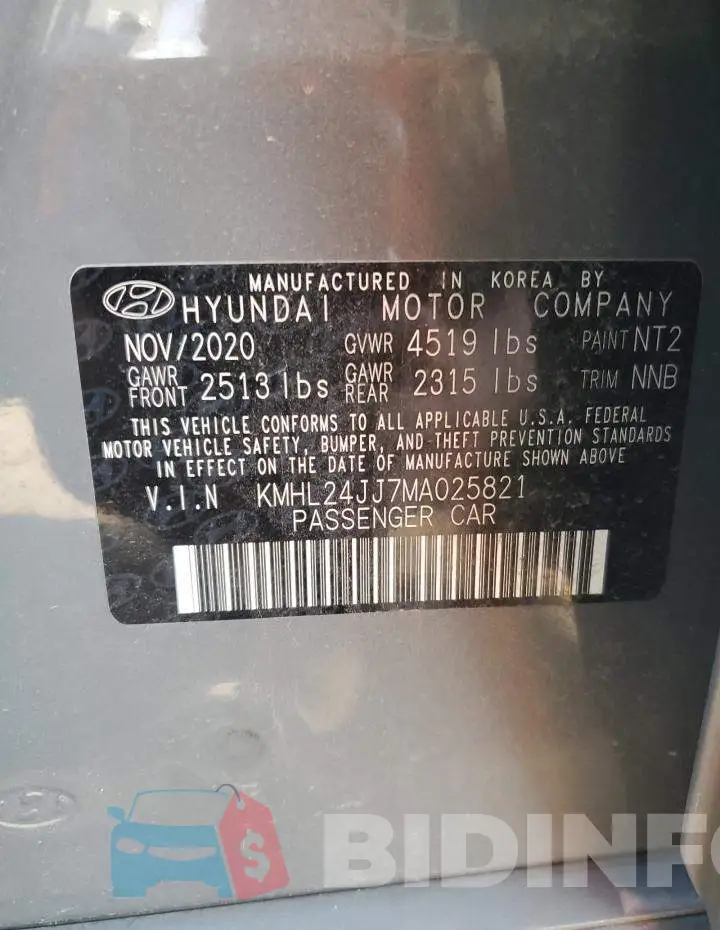 KMHL24JJ7MA025821 Photo# 12