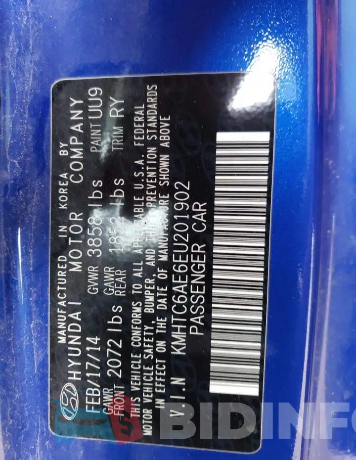 KMHTC6AE6EU201902 Photo# 12