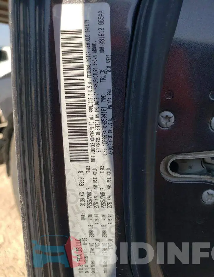 1C6RR7KT0HS504181 Photo# 13