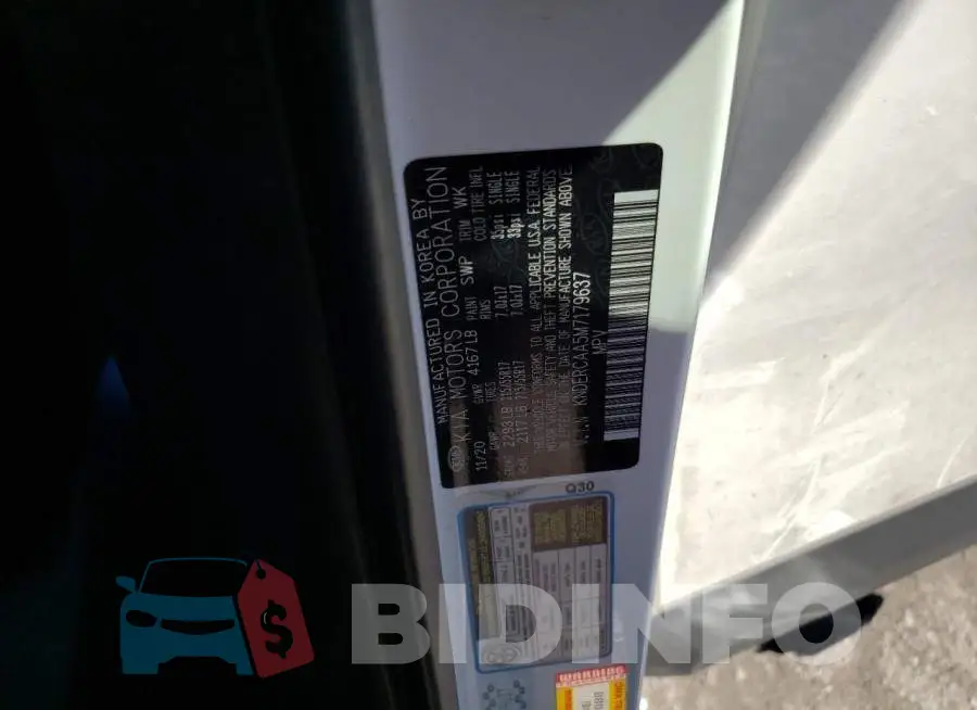 KNDERCAA5M7179637 Photo# 13