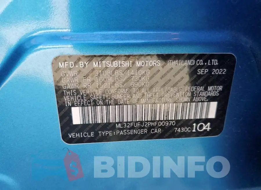 ML32FUFJ2PHF00970 Photo# 12
