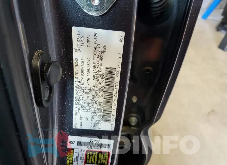 5TFJU4GN5FX088576 Photo# 12