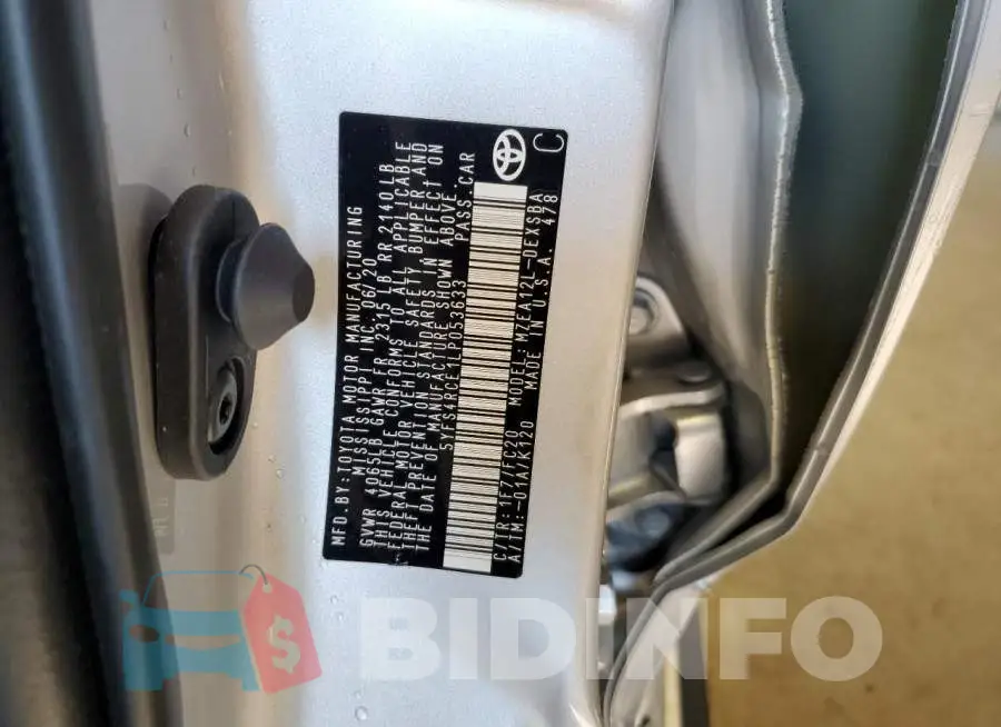 5YFS4RCE1LP053633 Photo# 12