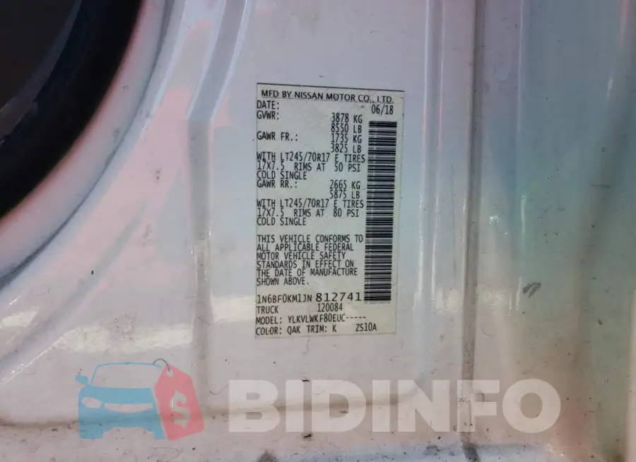 1N6BF0KM1JN812741 Photo# 12