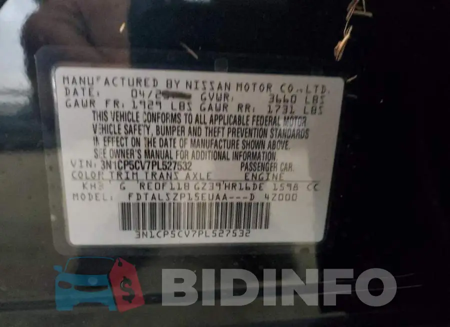 3N1CP5CV7PL527532 Photo# 14
