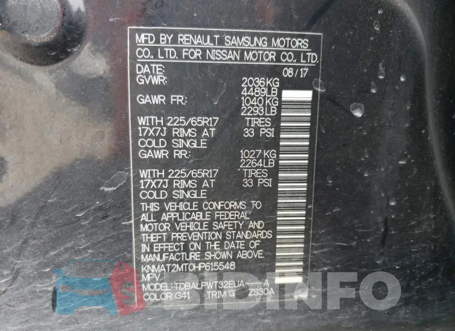 KNMAT2MT0HP615548 Photo# 13