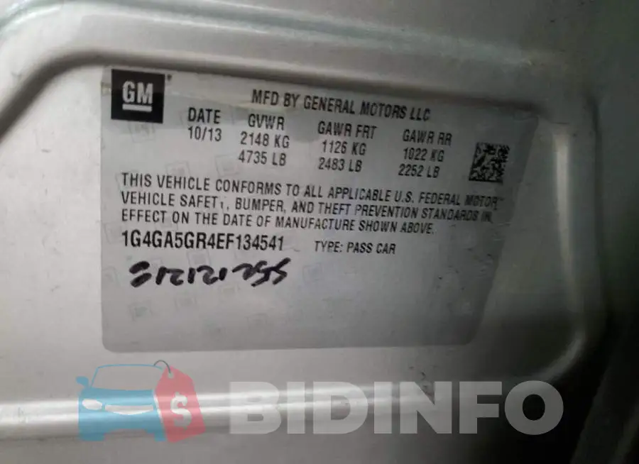 1G4GA5GR4EF134541 Photo# 12