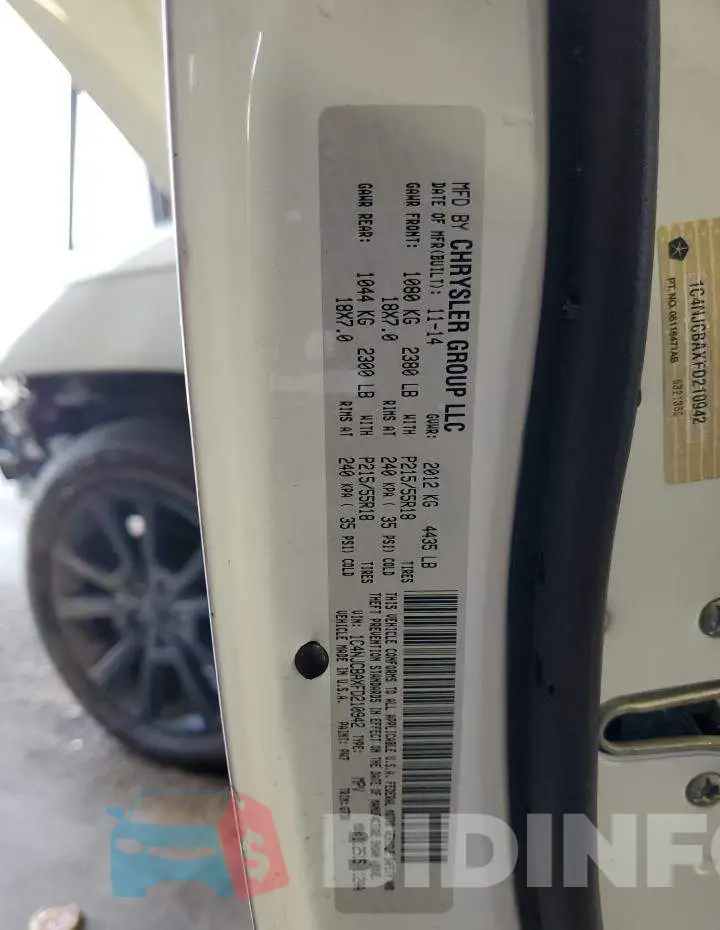 1C4NJCBAXFD210942 Photo# 12