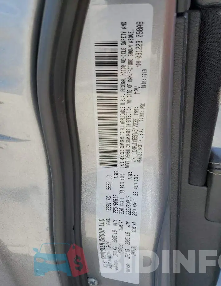 1C4PJLAB5FW547235 Photo# 13