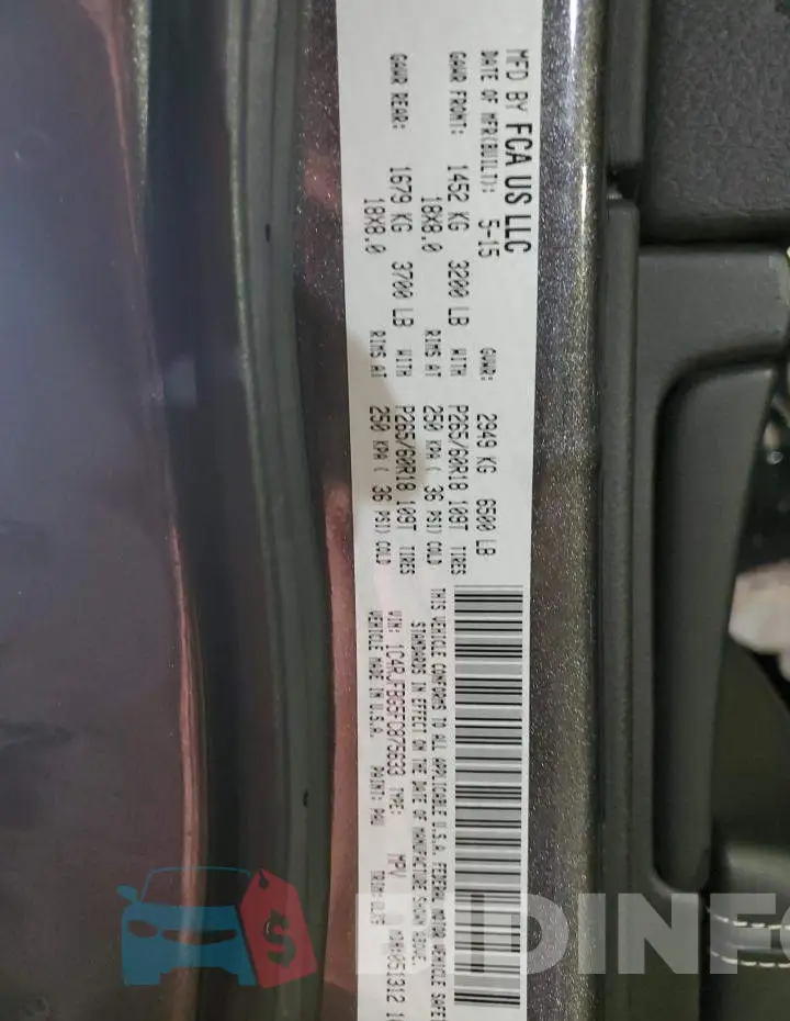 1C4RJFBG5FC875633 Photo# 13