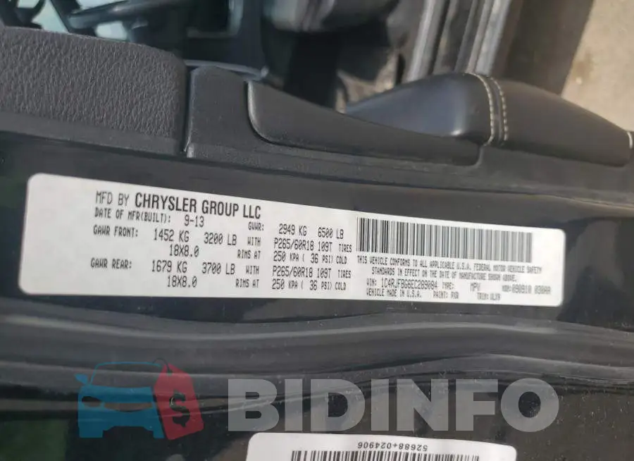 1C4RJFBG6EC289084 Photo# 13