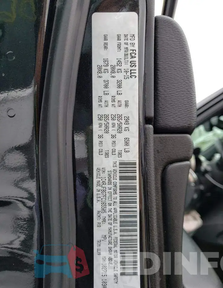 1C4RJFBG7FC165505 Photo# 14
