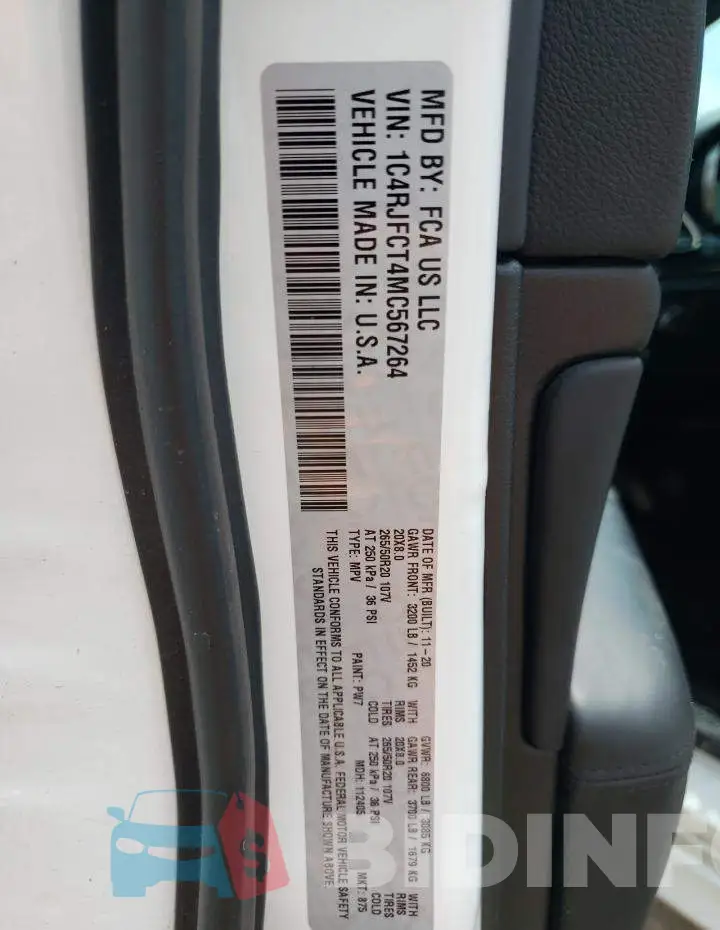 1C4RJFCT4MC567264 Photo# 13