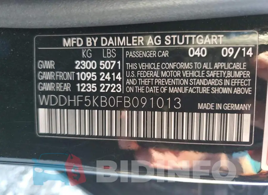 WDDHF5KB0FB091013 Photo# 12