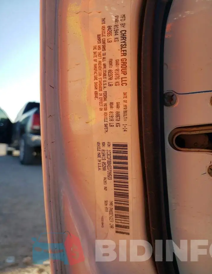 1C3CDFBBXED730523 Photo# 13