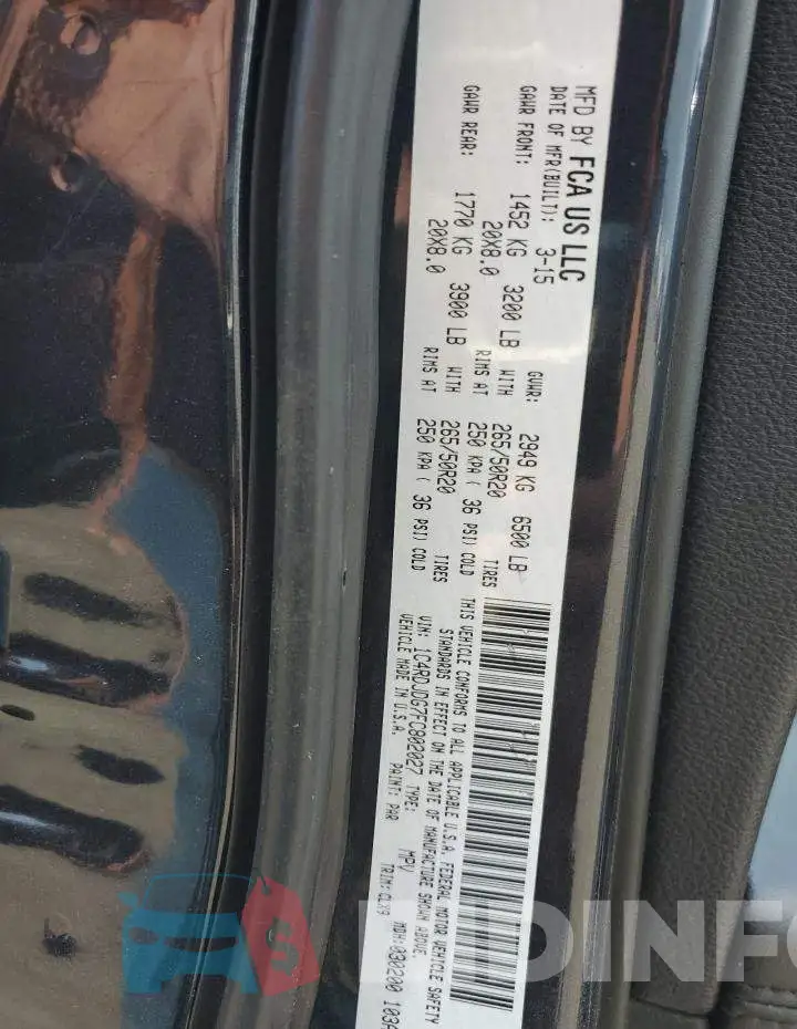 1C4RDJDG7FC802027 Photo# 13