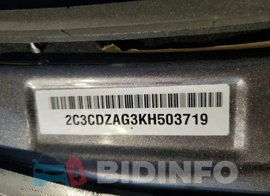 2C3CDZAG3KH503719 Photo# 13