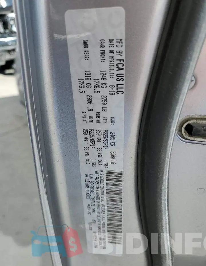 3C4PDCAB1JT497178 Photo# 13