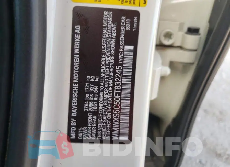 WMWXS5C50FT832245 Photo# 12