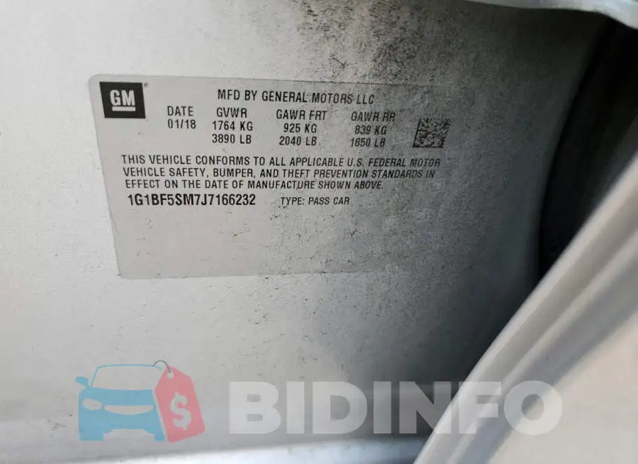 1G1BF5SM7J7166232 Photo# 12