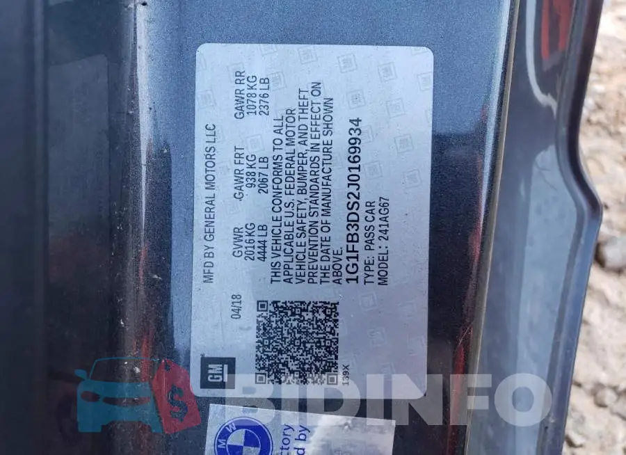1G1FB3DS2J0169934 Photo# 12