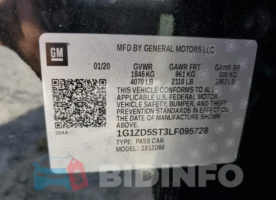 1G1ZD5ST3LF095728 Photo# 12