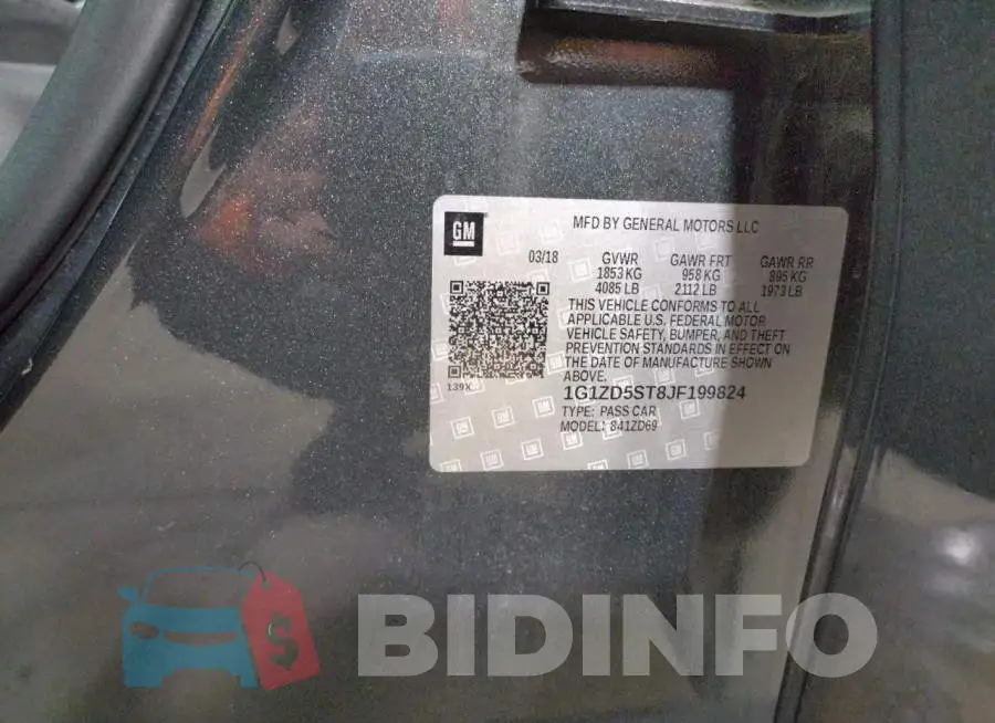 1G1ZD5ST8JF199824 Photo# 12