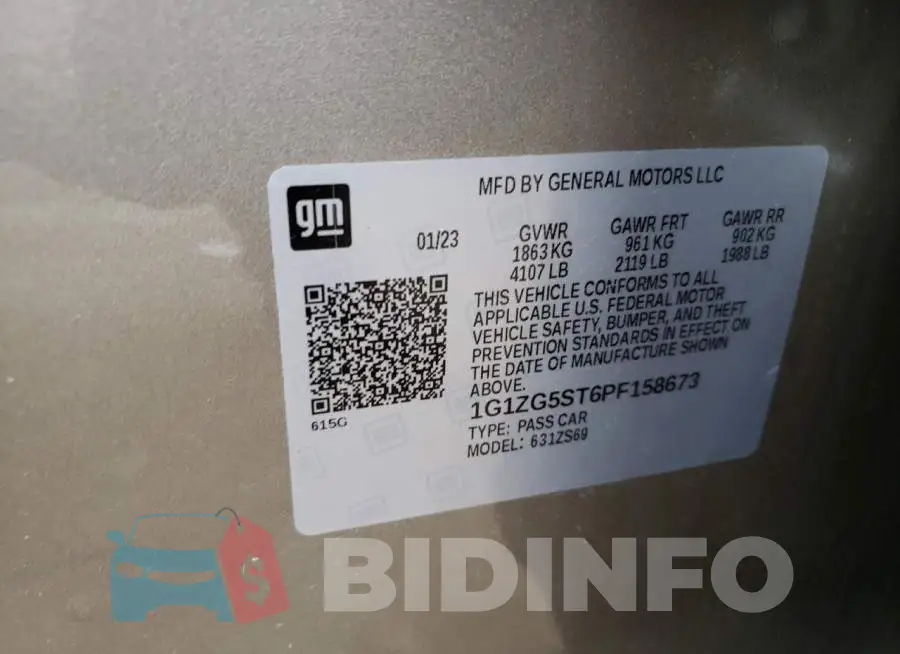 1G1ZG5ST6PF158673 Photo# 13