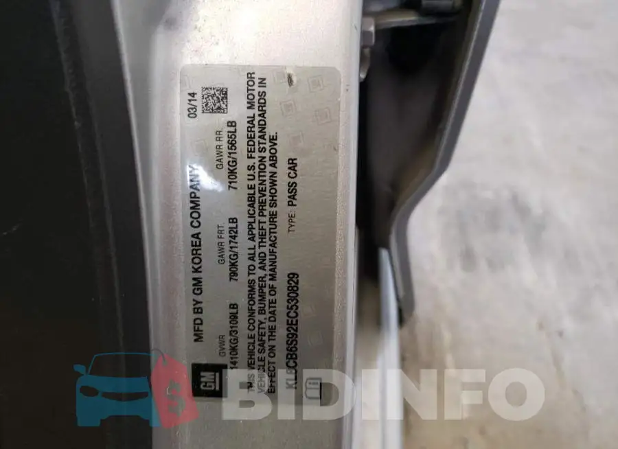 KL8CB6S92EC530829 Photo# 12