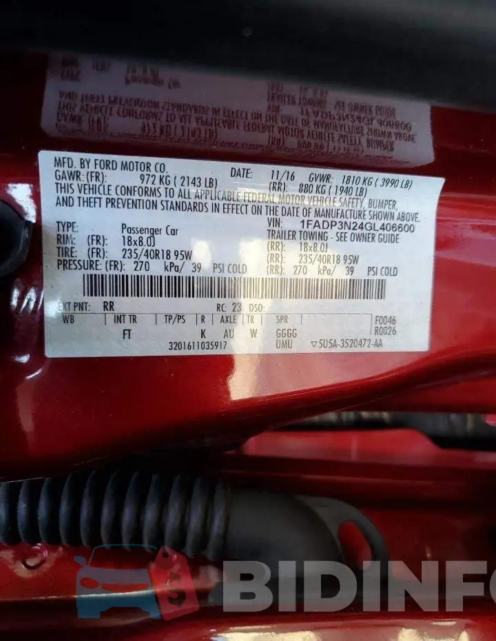 1FADP3N24GL406600 Photo# 13