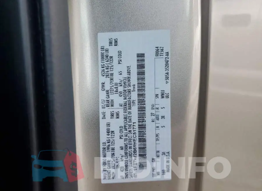 1FT7W2B69HEC51771 Photo# 12