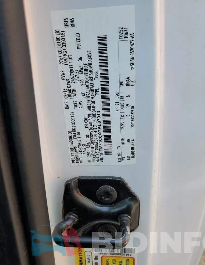 1FTMF1C8XGKE07913 Photo# 12