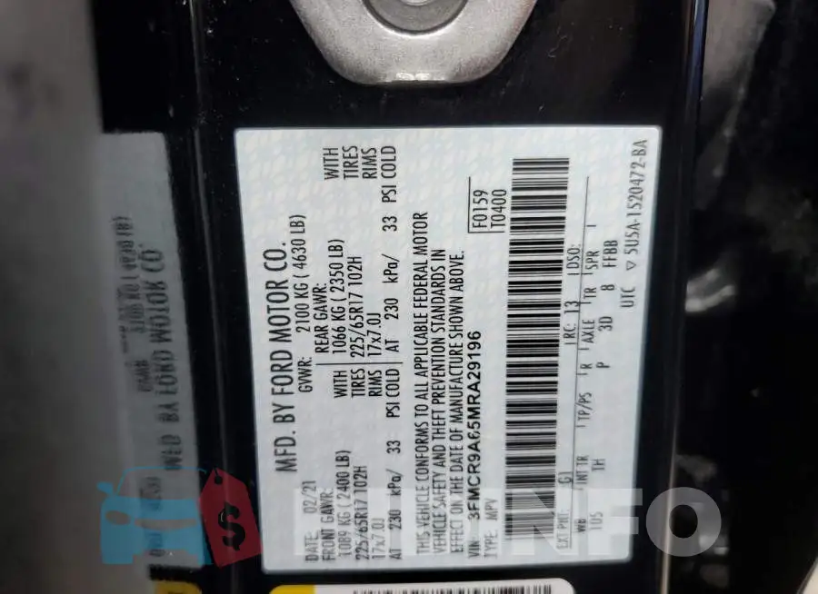 3FMCR9A65MRA29196 Photo# 12