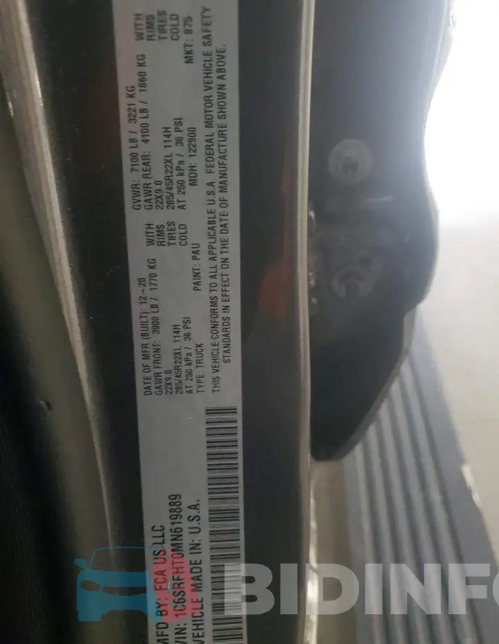1C6SRFHT0MN619889 Photo# 12