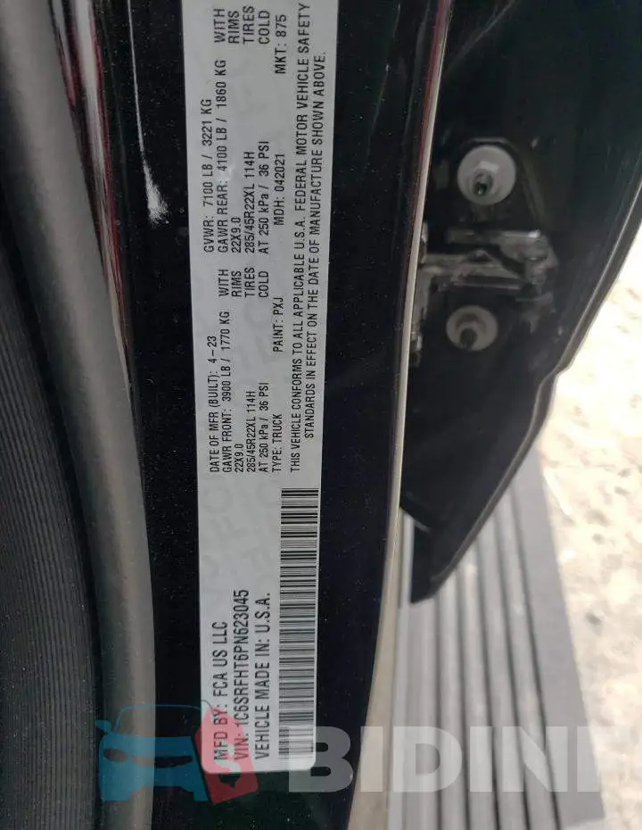 1C6SRFHT6PN623045 Photo# 12