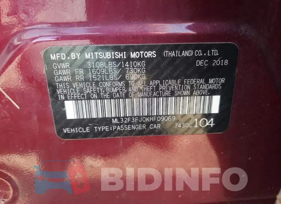 ML32F3FJ0KHF09069 Photo# 13