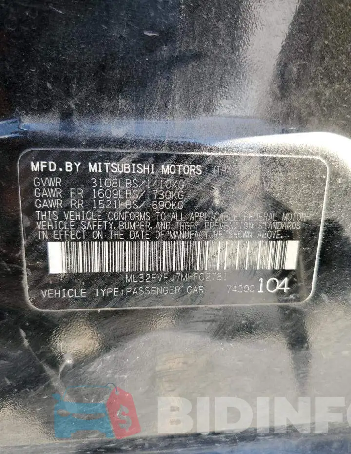 ML32FVFJ7MHF02781 Photo# 12