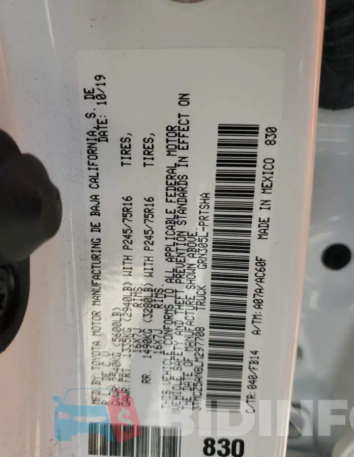 3TMCZ5AN8LM297708 Photo# 12