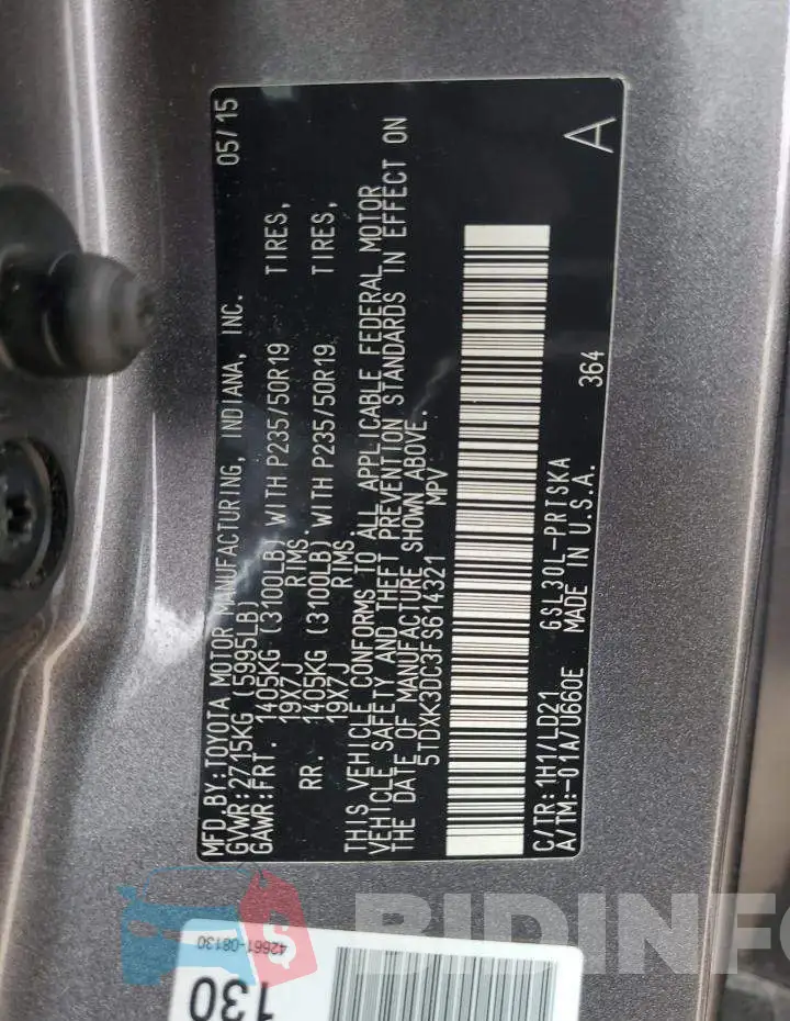 5TDXK3DC3FS614321 Photo# 12