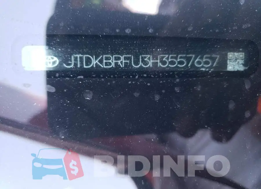 JTDKBRFU3H3557657 Photo# 12