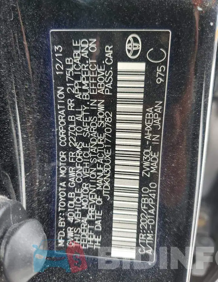 JTDKN3DUXE1770782 Photo# 12