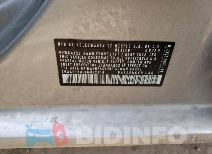 3VWC57BU5LM082314 Photo# 12