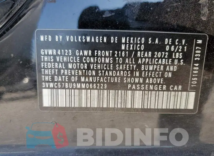 3VWC57BU9MM066229 Photo# 13