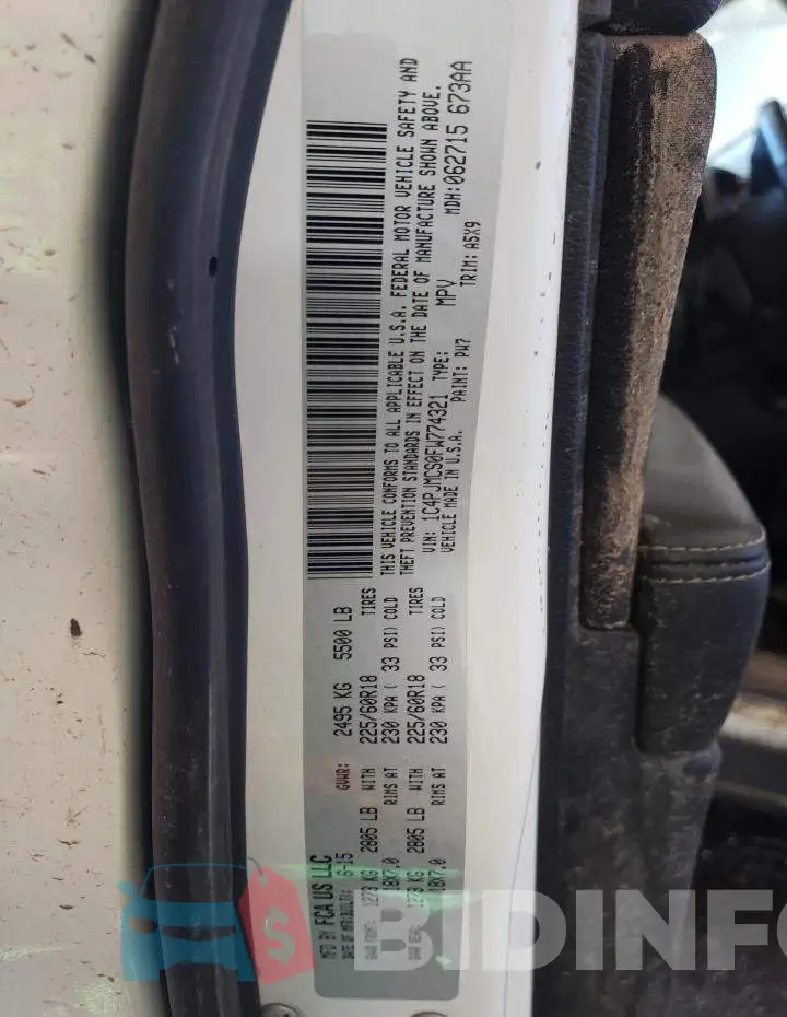 1C4PJMCS0FW774321 Photo# 13